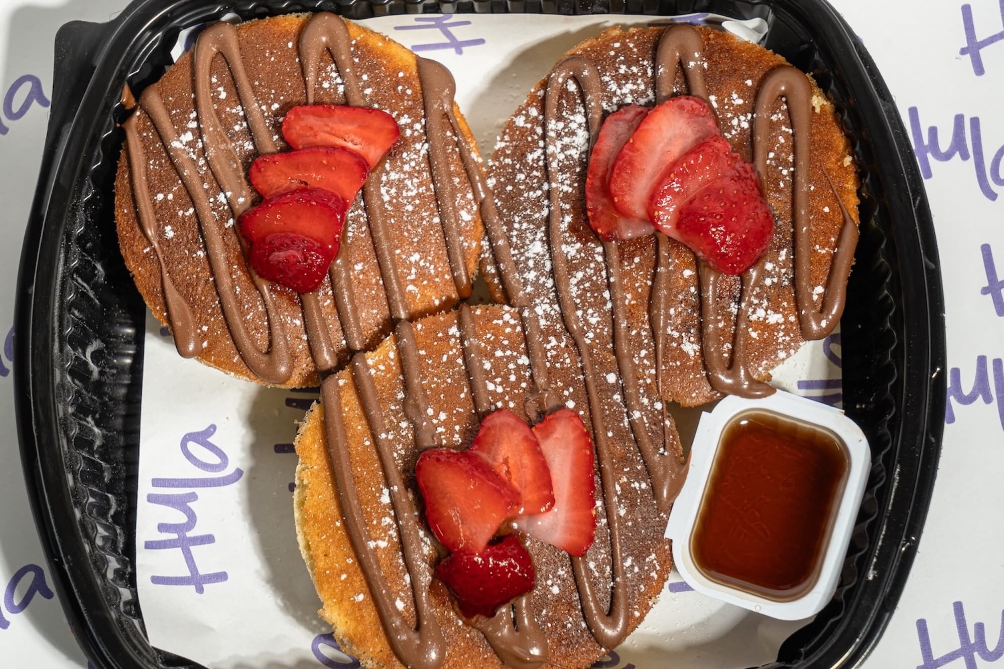Nutella Strawberry Pancakes