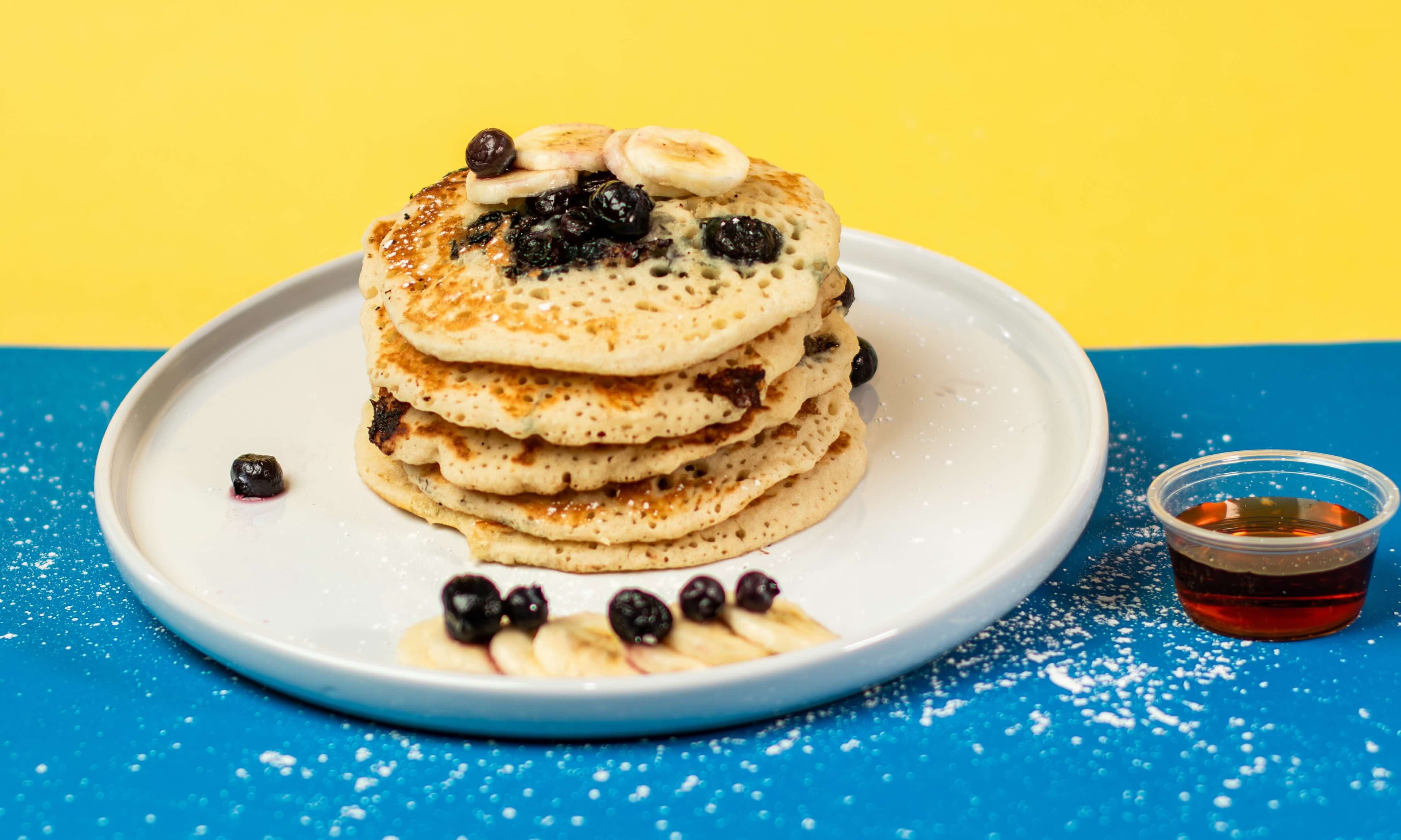 Pancakes Blueberry Banana