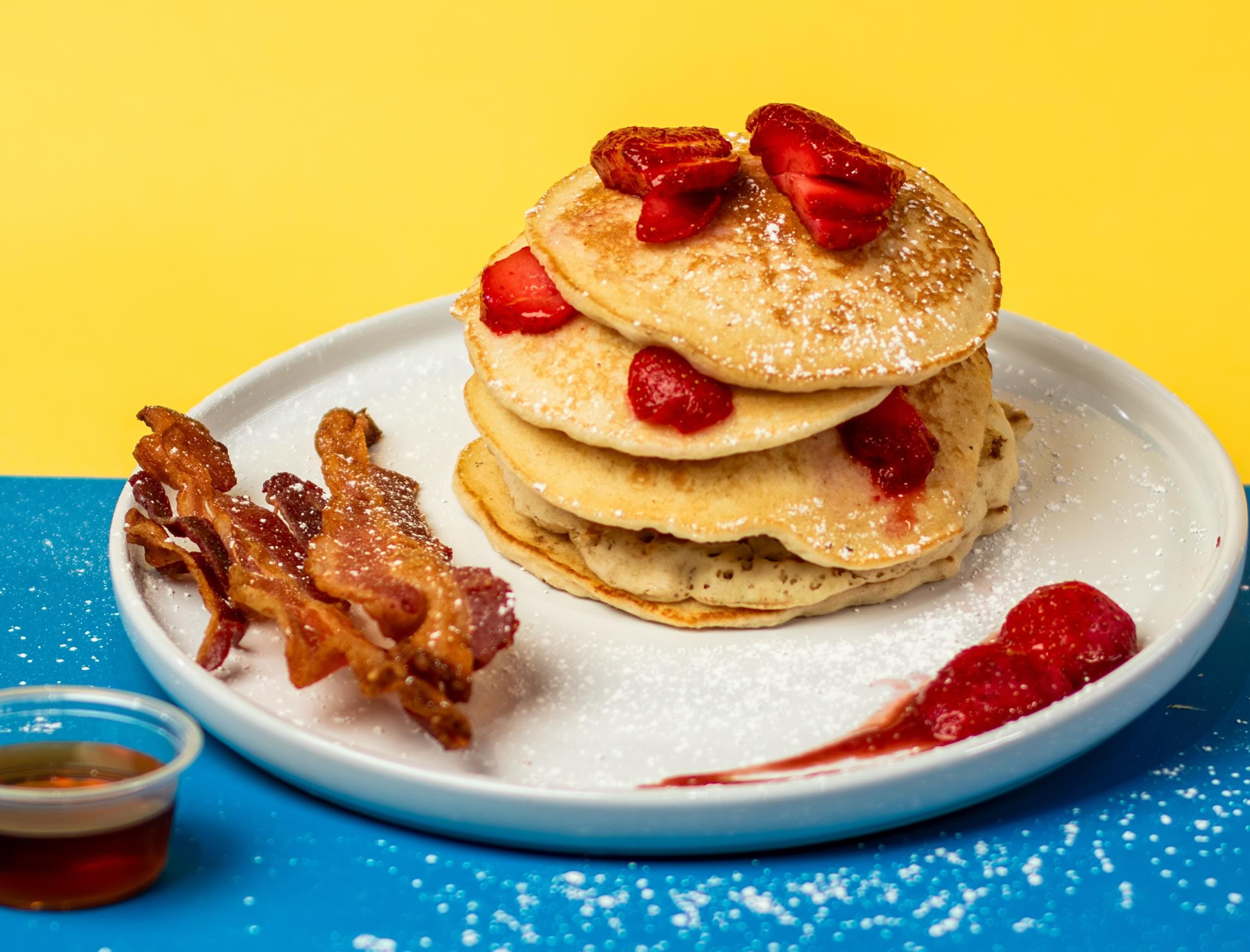 Pancakes Con Fresas