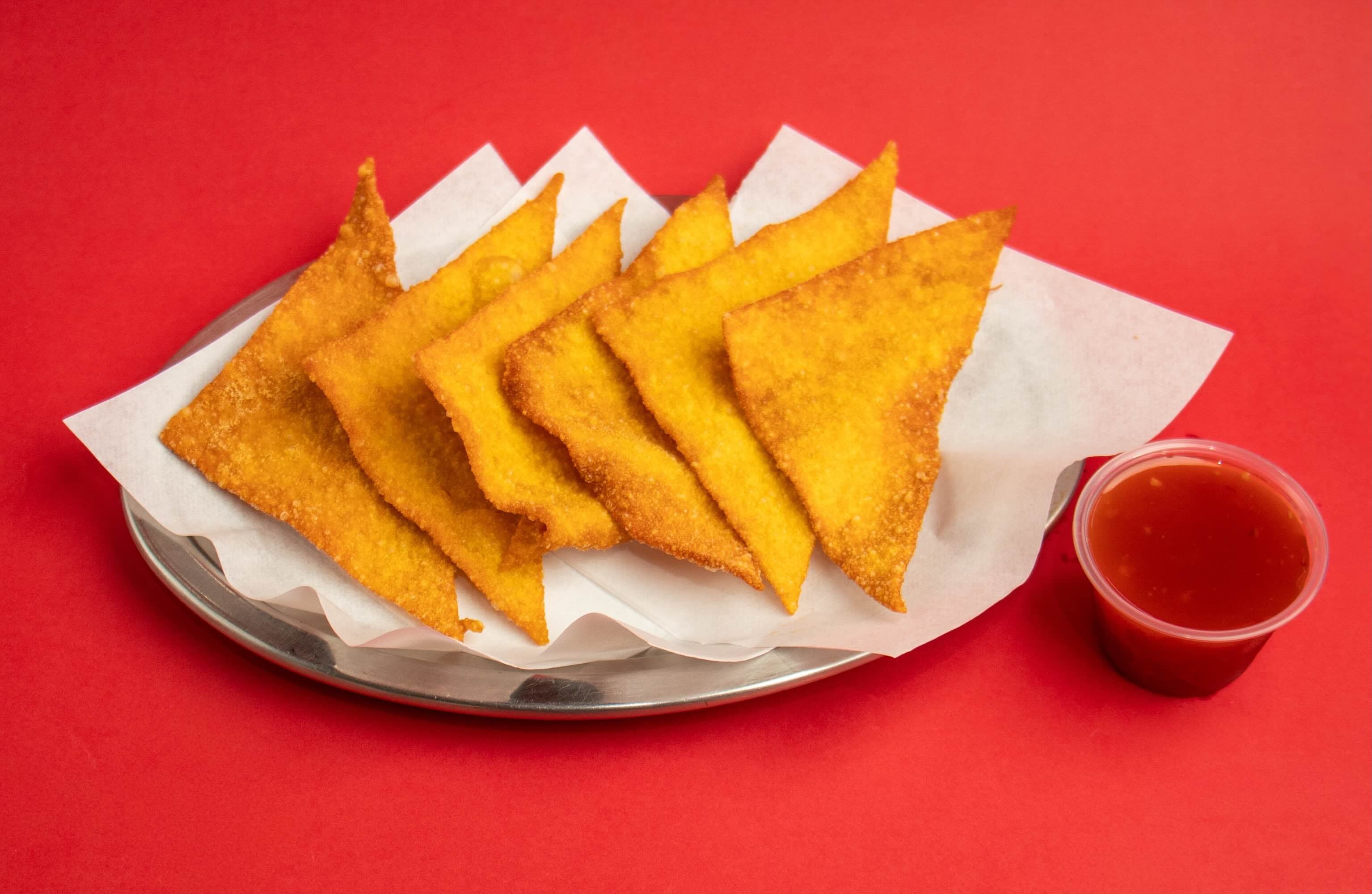 Laminas de Wanton Frito