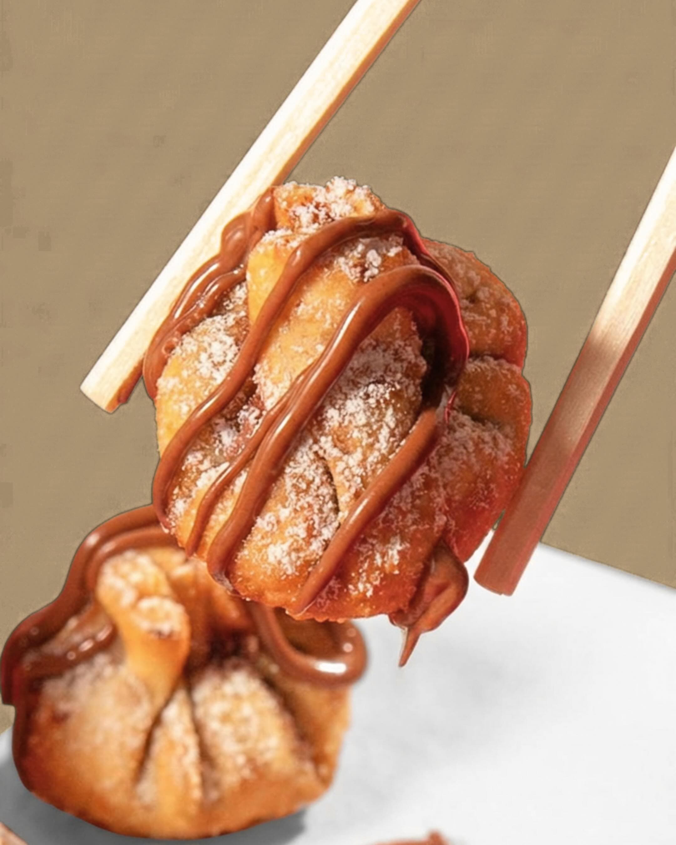 Gyozas de Nutella Fritas