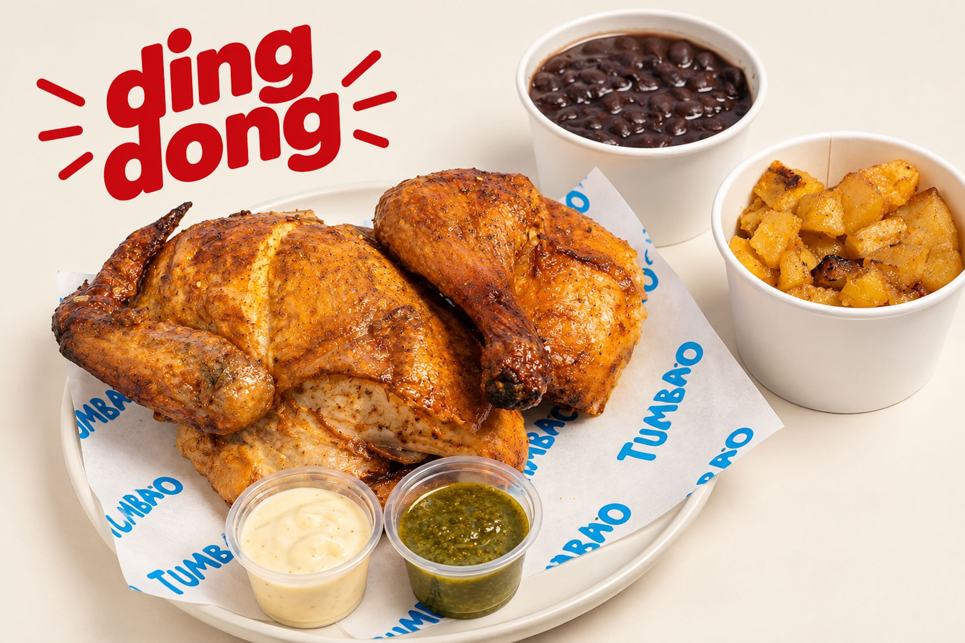Ding Dong Combo 1/2 Pollo
