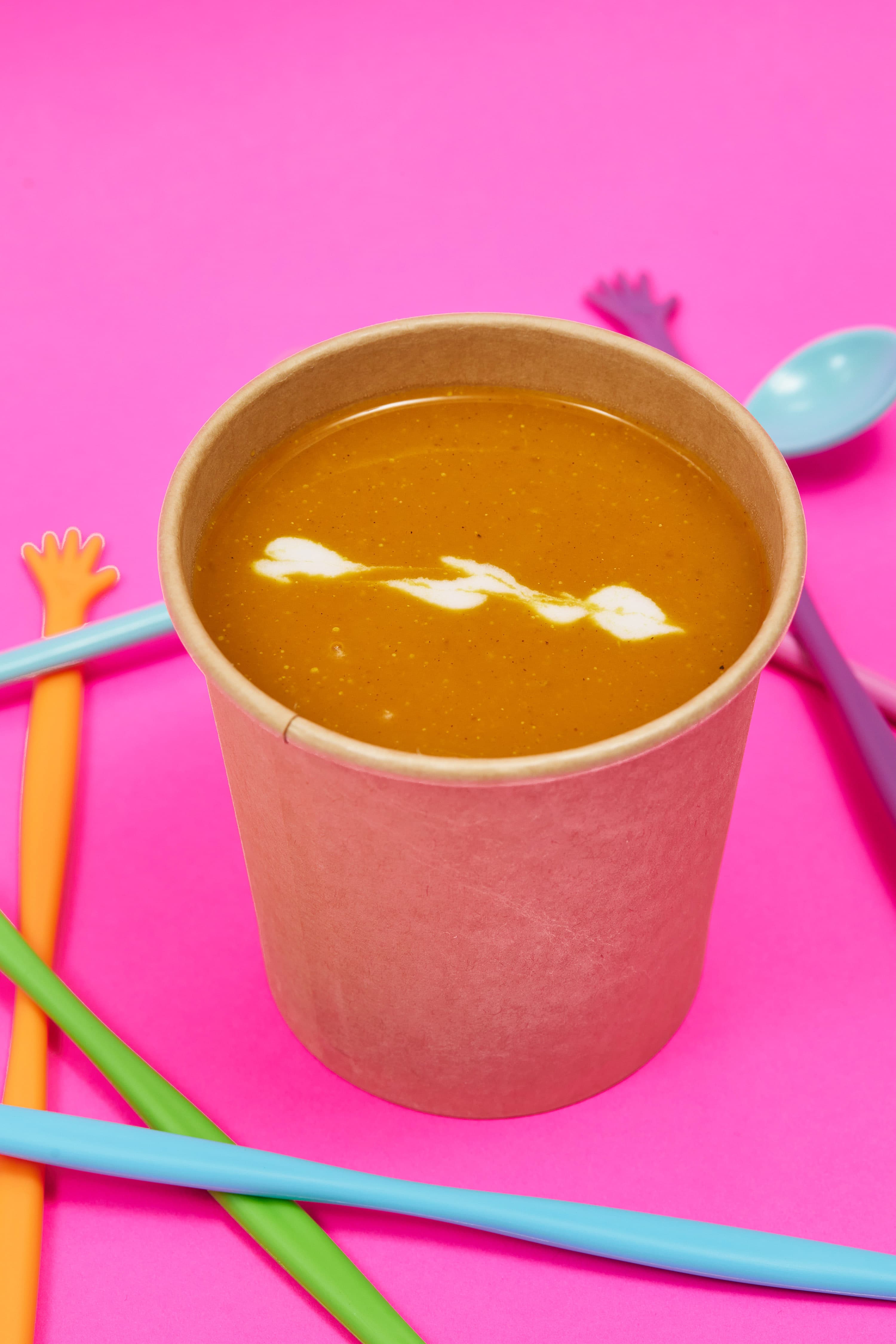 Sopa de Zapallo y Coco